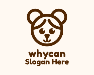 Girl Bear Costume Logo