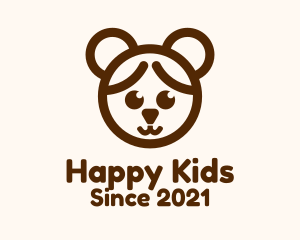 Girl Bear Costume logo design