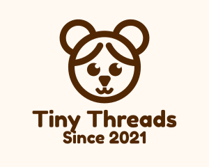 Kids Clothing - Girl Bear Costume logo design