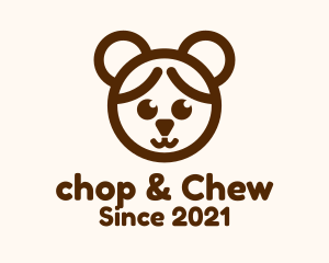 Bear - Girl Bear Costume logo design