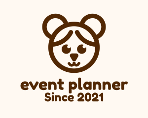 Animal - Girl Bear Costume logo design