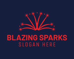 Star Pyrotechnics Celebration logo design