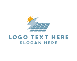 Solar - Solar Panel Energy logo design