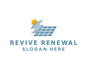 Solar Panel Energy logo design