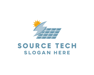 Source - Solar Panel Energy logo design