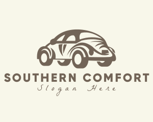 Old Antique Beetle Car Logo