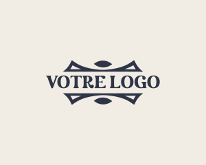 Vip - Luxury Ornament Wordmark logo design