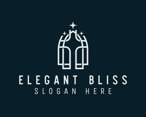 Religious Cross Church logo design