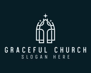 Church - Religious Cross Church logo design