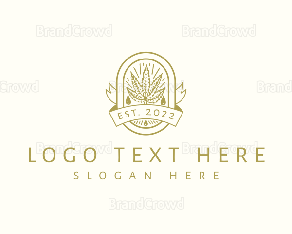 Organic Marijuana Oil Logo