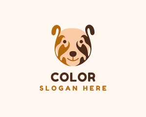 Cute Dog Head Logo