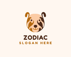 Cute Dog Head Logo