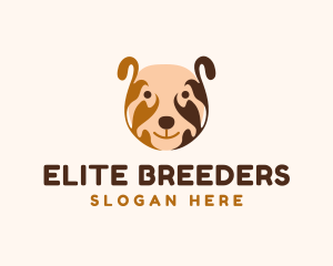 Cute Dog Head logo design