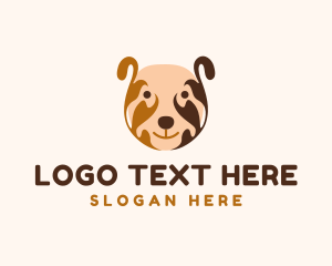 Cute Dog Head Logo