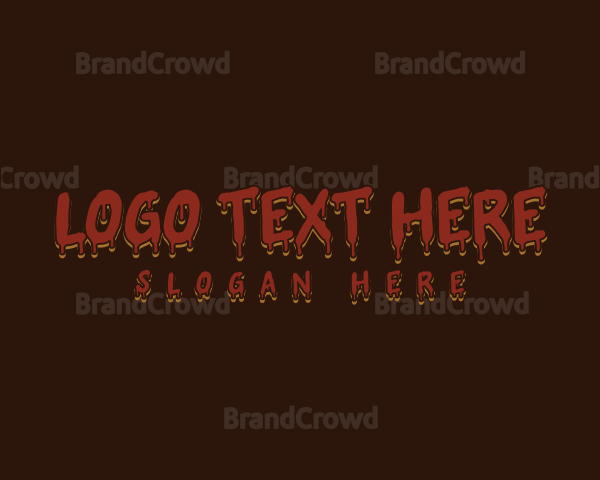 Dark Halloween Business Logo