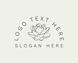 Fragrance - Lotus Flower Gardening logo design
