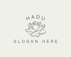 Lotus Flower Gardening Logo