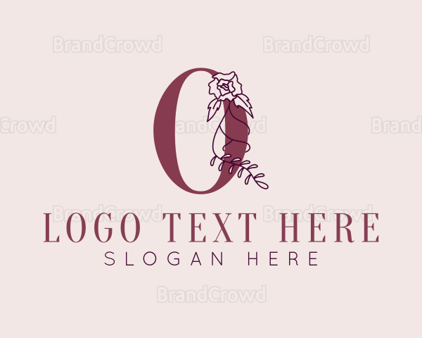 Elegant Beauty Letter O Logo