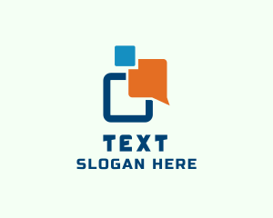 Digital Messaging App logo design