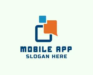 Digital Messaging App logo design