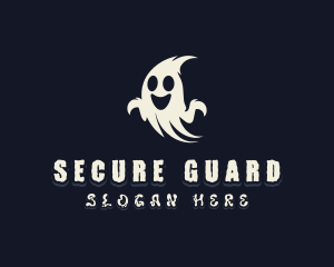 Scary - Spooky Haunted Ghost logo design