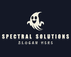 Ghost - Spooky Haunted Ghost logo design