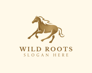 Wild Mane Horse logo design