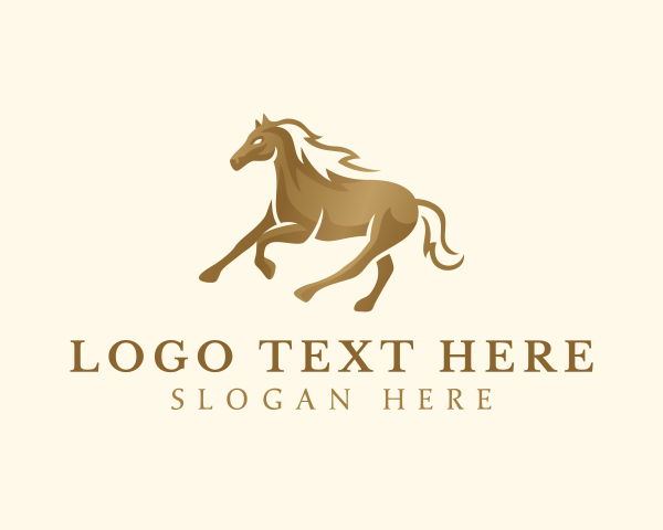 Mane - Wild Mane Horse logo design