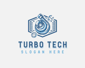 Automotive Turbo Engine logo design