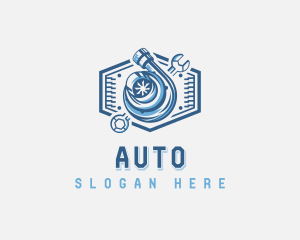 Restoration - Automotive Turbo Engine logo design