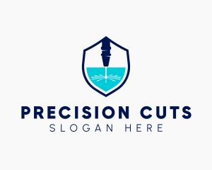 Cutting - Laser Cutting Machine logo design