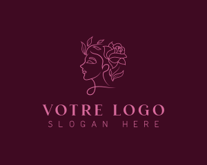 Cosmetic - Female Floral Beauty logo design