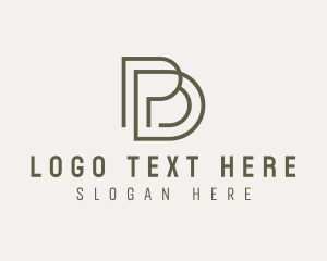 Law Firm - Business Company Letter PD logo design