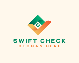 Check - Home Real Estate Check logo design