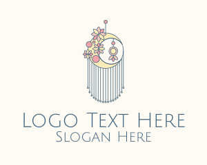 Floral Macrame Decor  Logo