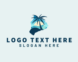 Tourism - Hawaii Beach Summer Wave logo design