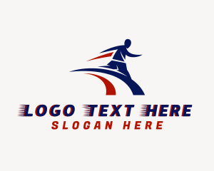 Runner - Sports Running Athlete logo design