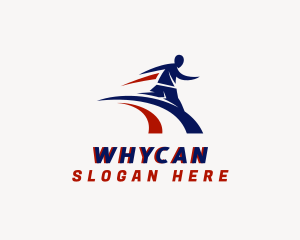 Race - Sports Running Athlete logo design