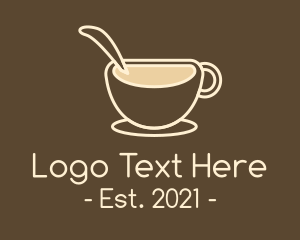 Minimalist - Brewed Coffee Cup logo design