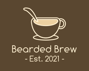 Brewed Coffee Cup logo design