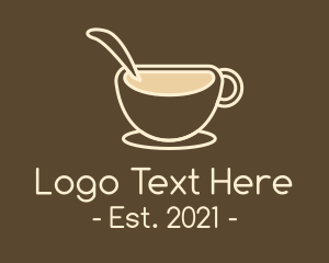 Breakfast - Brewed Coffee Cup logo design