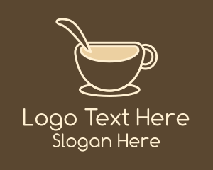 Brewed Coffee Cup Logo