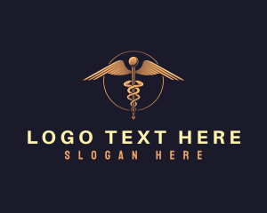 Treatment - Medical Caduceus Pharmacy logo design