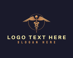 Medical Practitioner - Medical Caduceus Pharmacy logo design