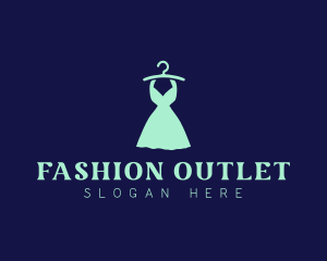 Outlet - Fashion Tailoring Dress logo design