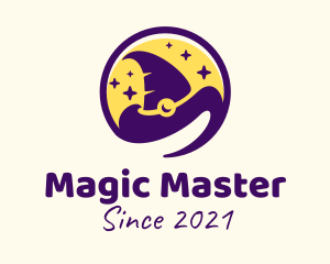Wizard - Magical Wizard Hat logo design