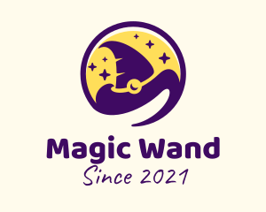 Magical Wizard Hat logo design