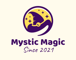 Sorcerer - Magical Wizard Hat logo design