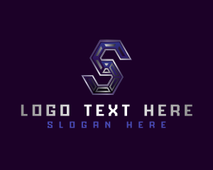 Digital Tech Letter S Logo