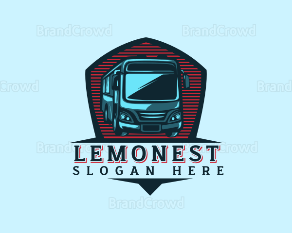 Bus Shuttle Transport Logo